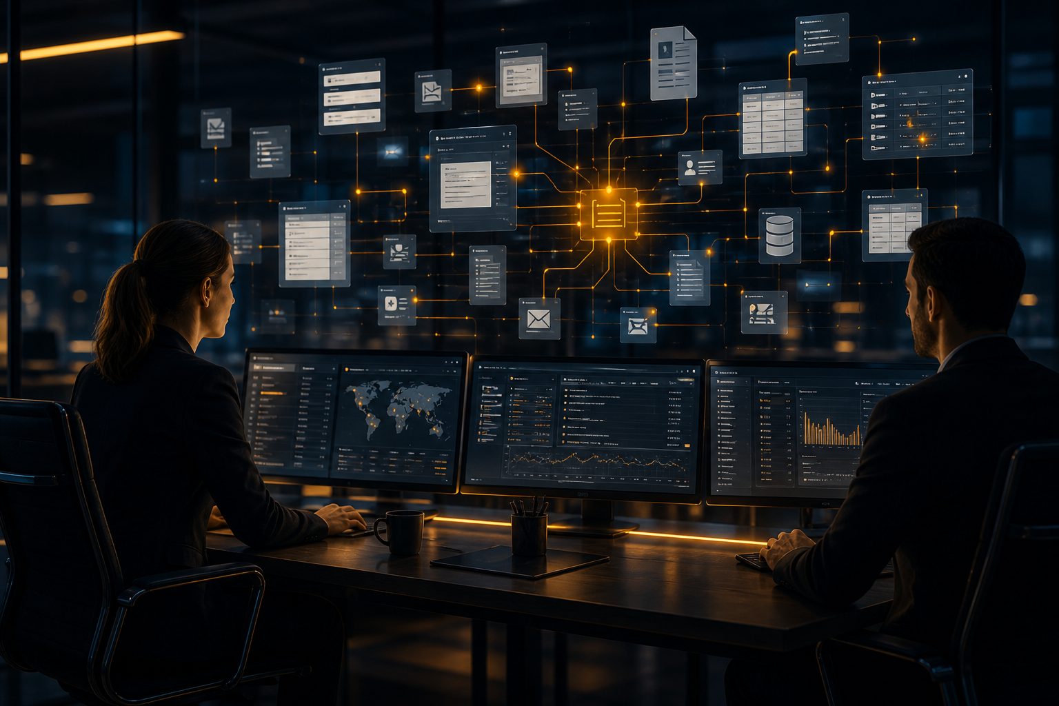 Documentos, correo y procesos empresariales orquestados por inteligencia artificial